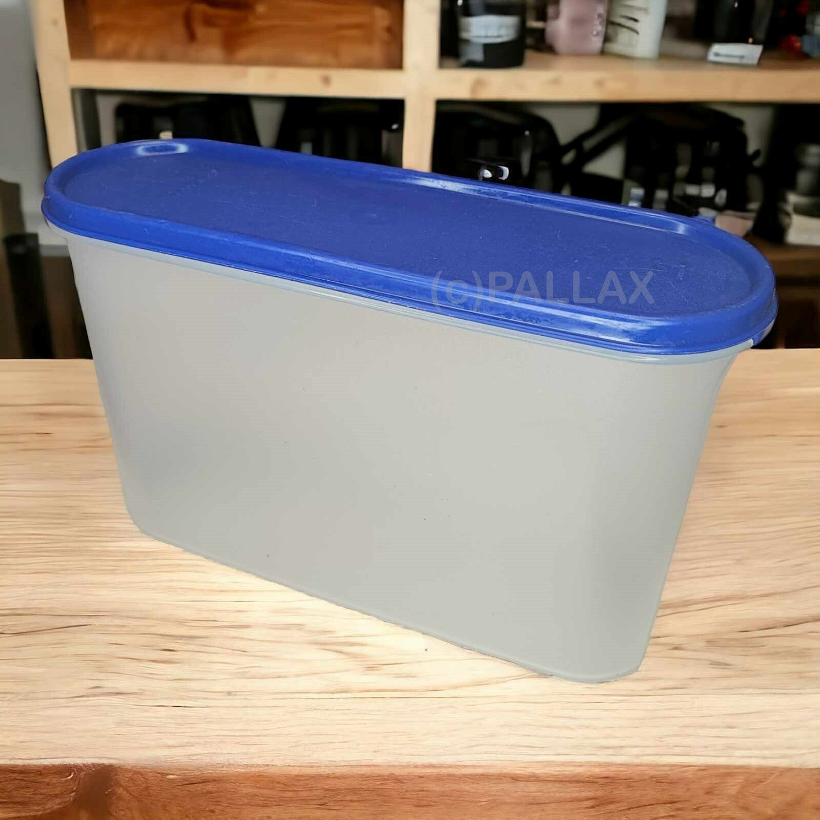 TUPPERWARE A97 SUPER-EIDGENOSSE 2,9 L BLAU OHNE SCHÜTTKLAPPE VORRATSDOSE