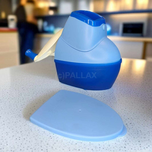 TUPPERWARE D126 MAHL-CHEF BLAU KÄSEREIBE HOBEL REIBE