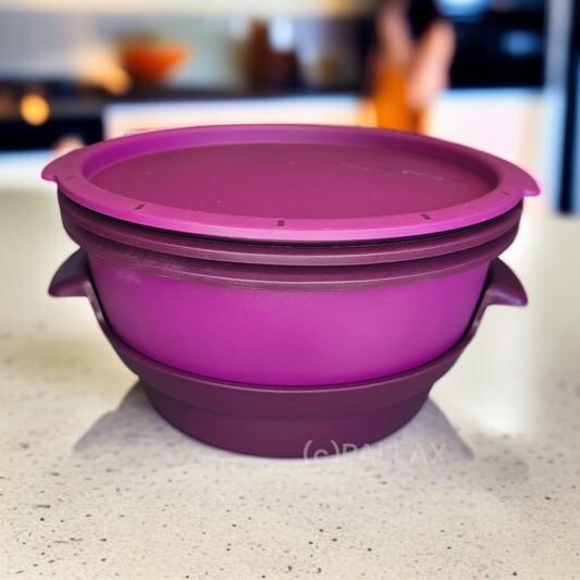 TUPPERWARE I101 MICRO-GOURMET DAMPFGARER MIKROWELLE  LILA