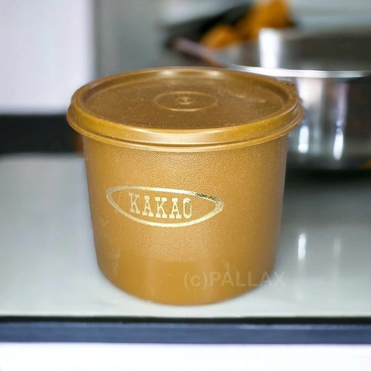 TUPPERWARE VINTAGE VORRATSDOSE KAKAO 500 ML BRAUN