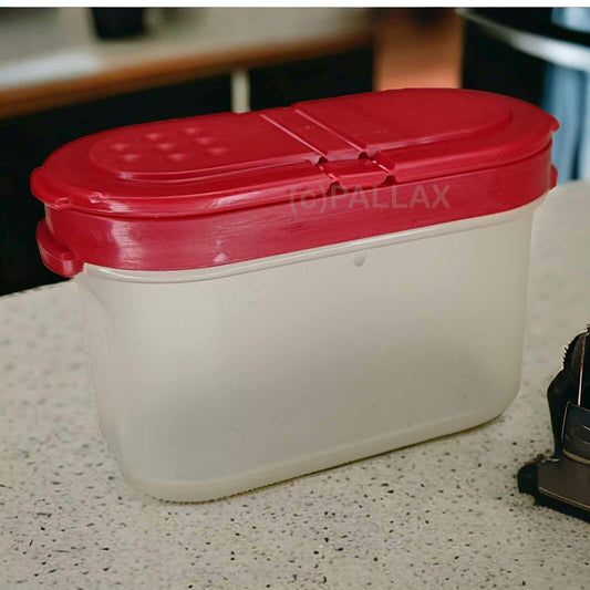 TUPPERWARE A90 GEWÜRZ-ZWERG 120 ML ROT GEWÜRZSTREUER SALZ PFEFFER