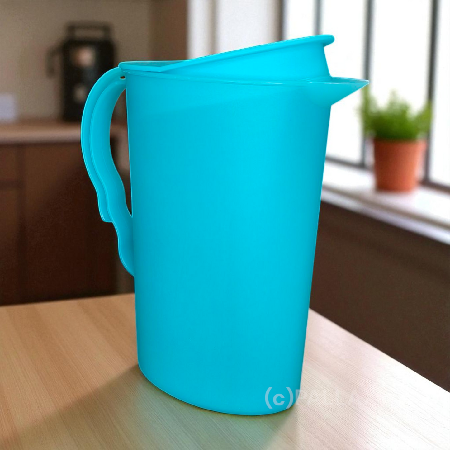 TUPPERWARE J15 JUNGE WELLE KANNE 2,1 L TÜRKIS SAFTKANNE