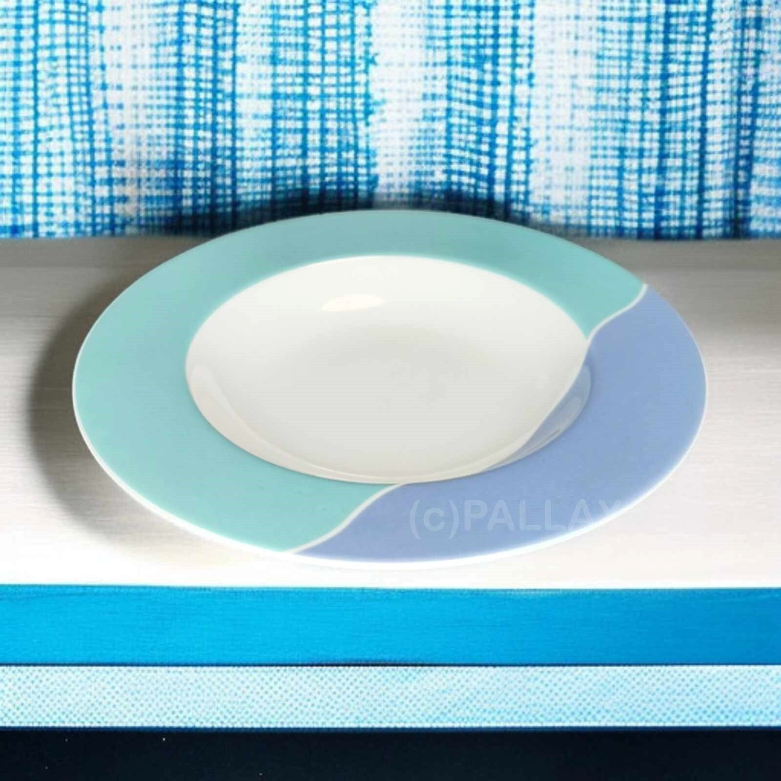 TUPPERWARE JUNGE WELLE PORZELLAN 2 ESSTELLER SONDERMODELL