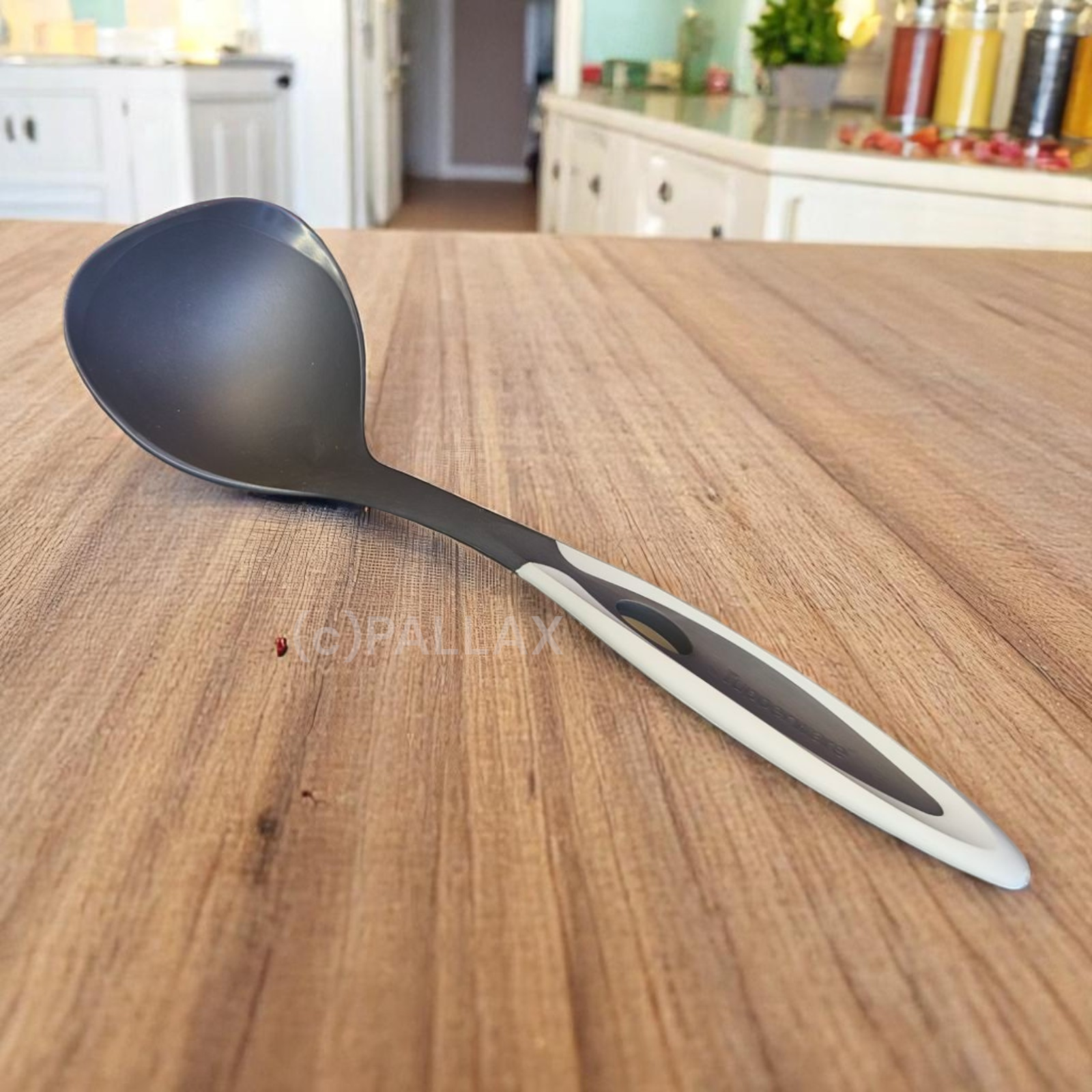 TUPPERWARE D124 KÜCHENPROFIS SCHÖPFLÖFFEL ANTHRAZIT GRAU
