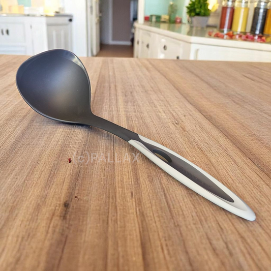 TUPPERWARE D124 KÜCHENPROFIS SCHÖPFLÖFFEL ANTHRAZIT GRAU