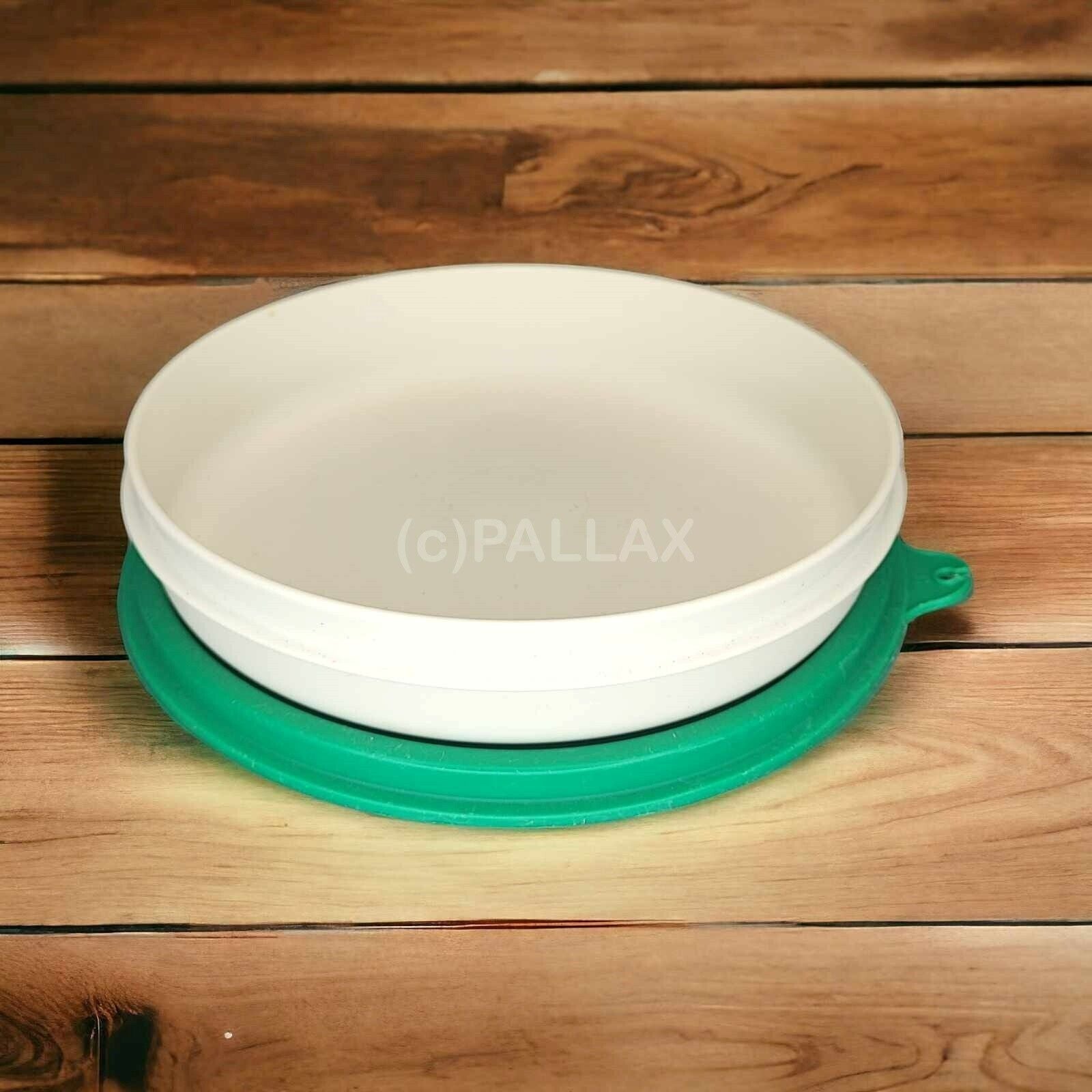 TUPPERWARE C04 SERVIERSCHALE 350 ML GRÜN WEISS VORRATSDOSE