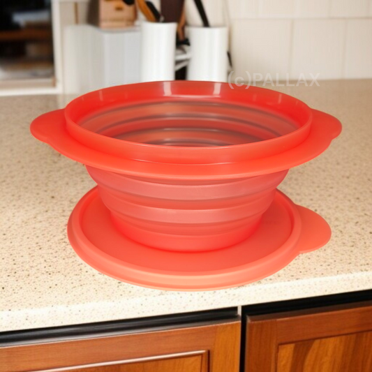 TUPPERWARE B36 MINI-MAX 700 ML ROT FALTSCHÜSSEL