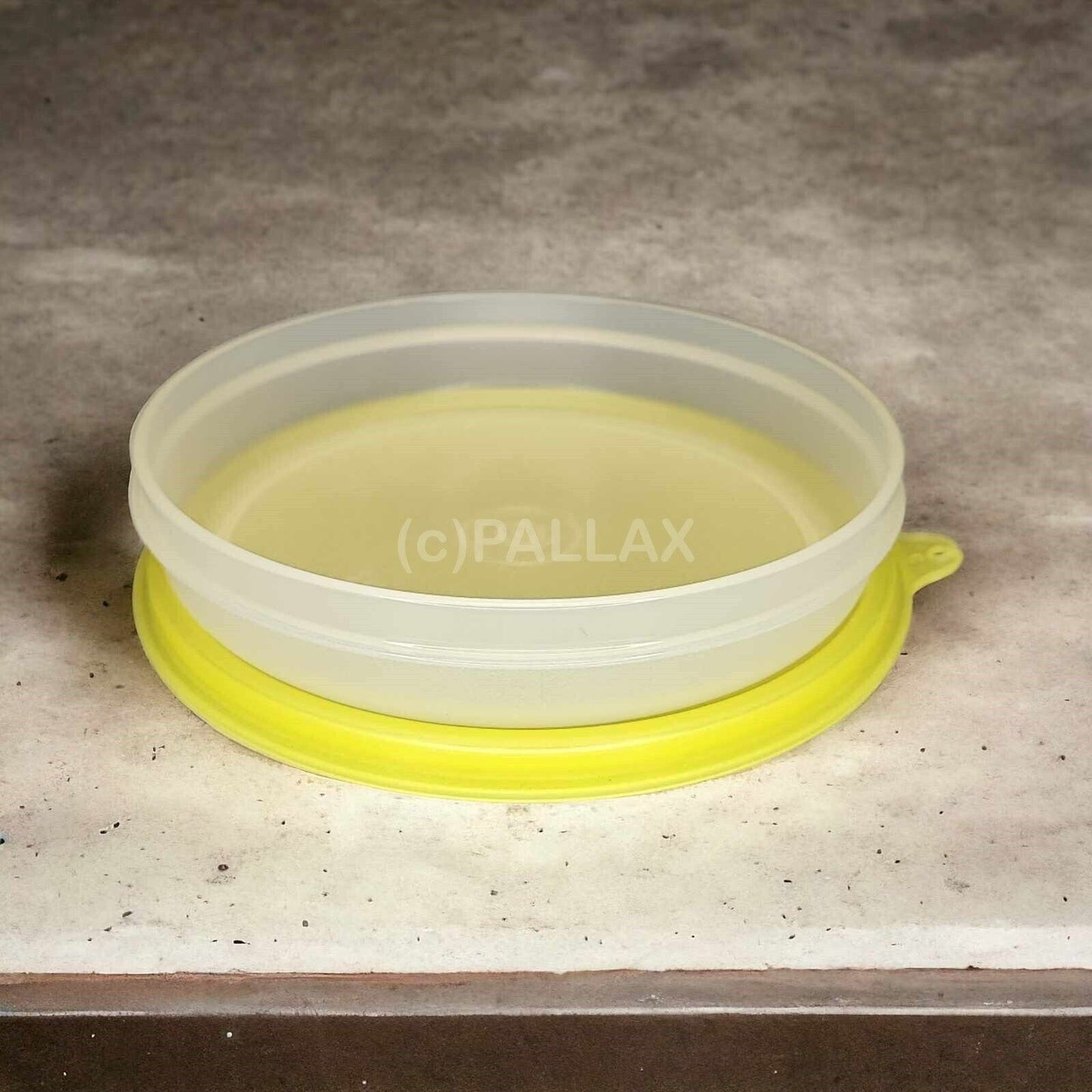 TUPPERWARE C04 SERVIERSCHALE 350 ML PASTELL-GELB VORRATSDOSE