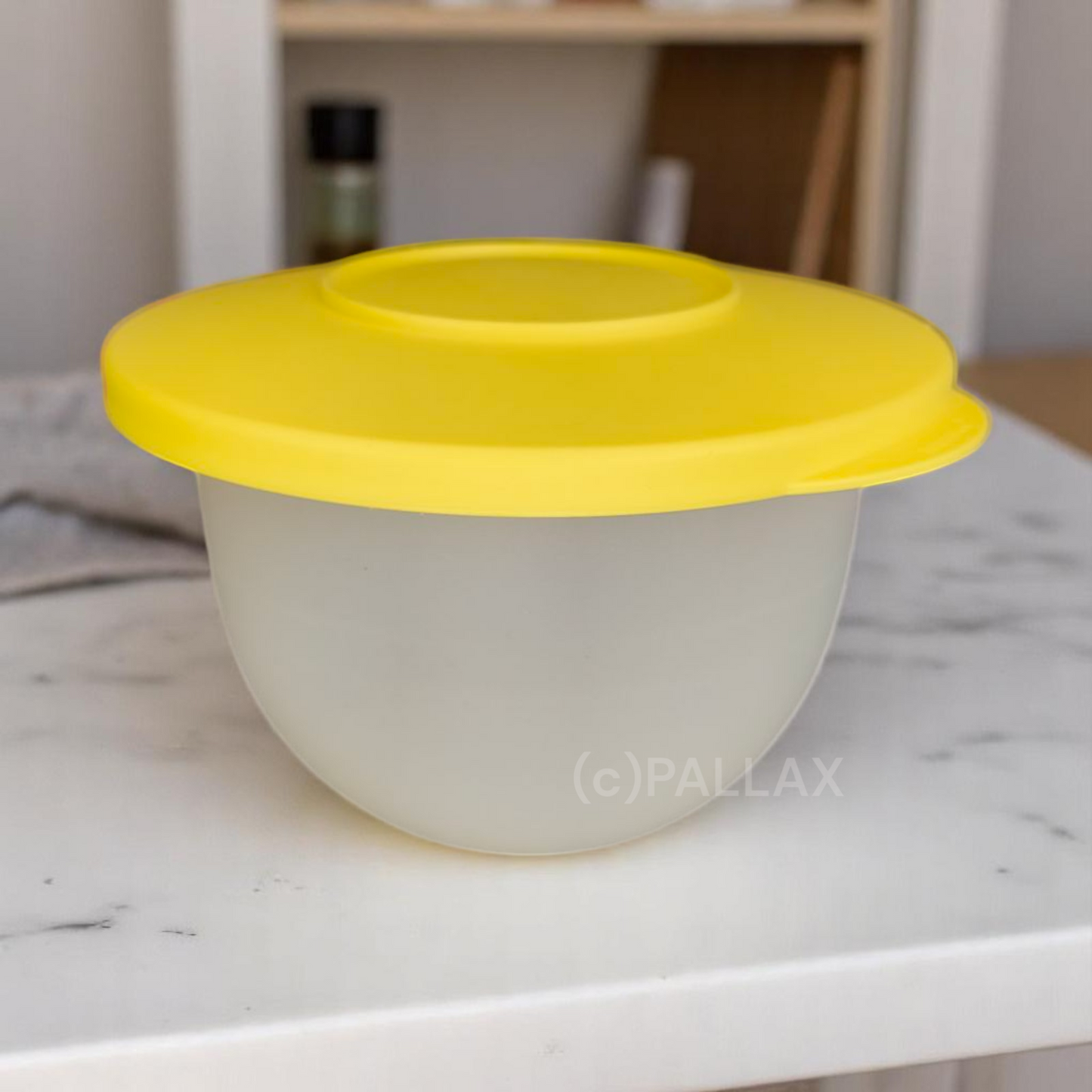 TUPPERWARE J45 JUNGE WELLE SCHÜSSEL 550 ML GELB-WEISS