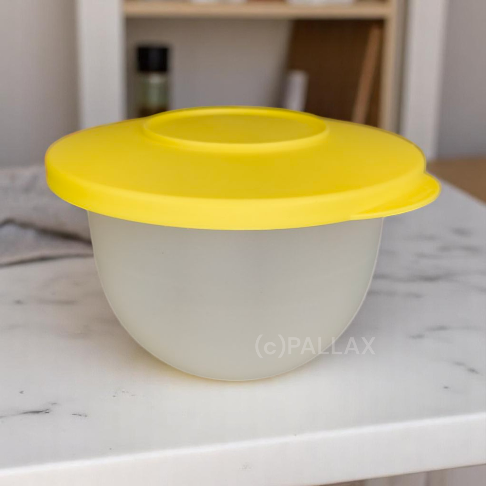 TUPPERWARE J45 JUNGE WELLE SCHÜSSEL 550 ML GELB-WEISS
