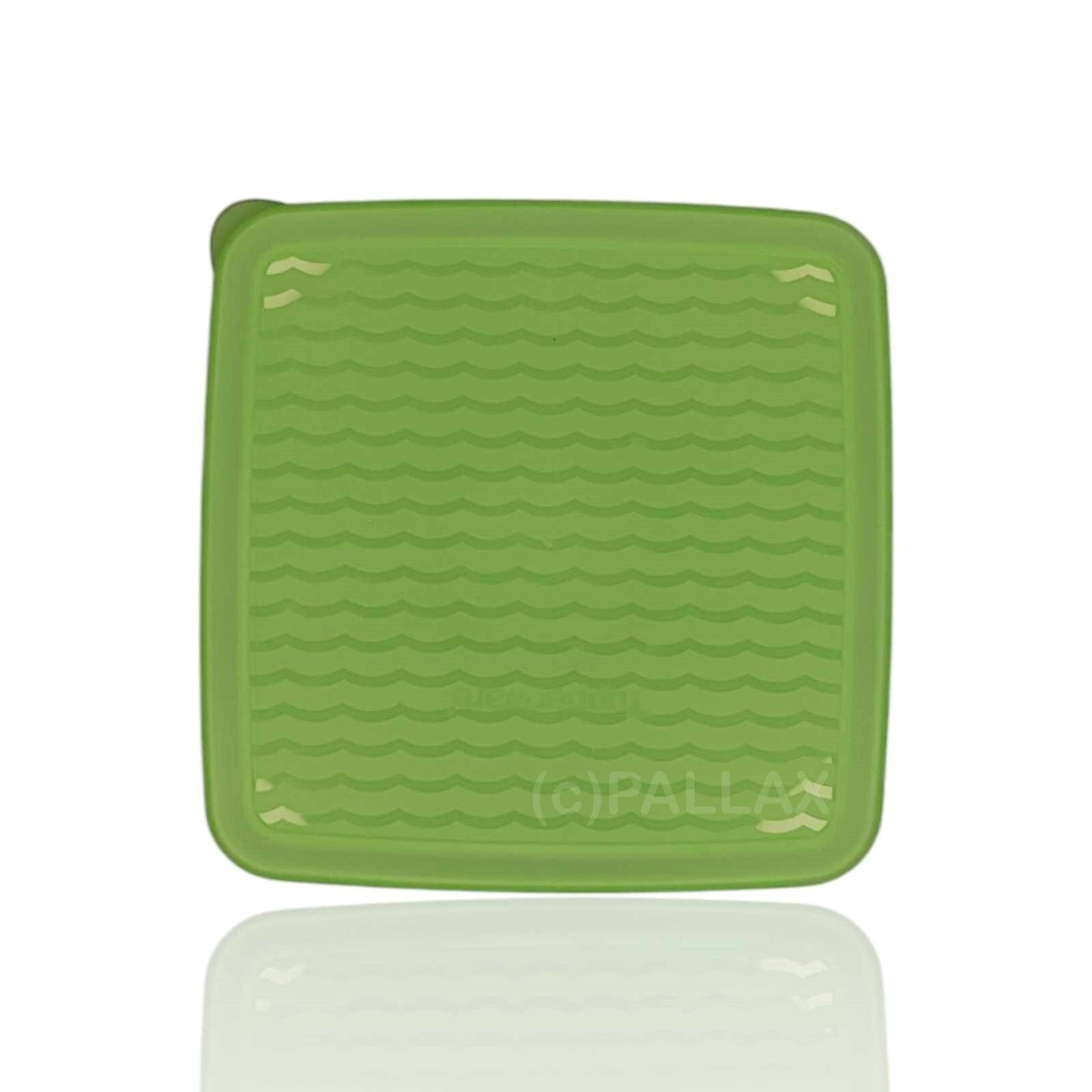 TUPPERWARE ERSATZTEIL PRIMA-KLIMA-DECKEL GRÜN TRANSPARENT 15,2 x 15,2 CM  A110