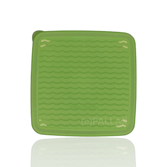 TUPPERWARE ERSATZTEIL PRIMA-KLIMA-DECKEL GRÜN TRANSPARENT 15,2 x 15,2 CM  A110