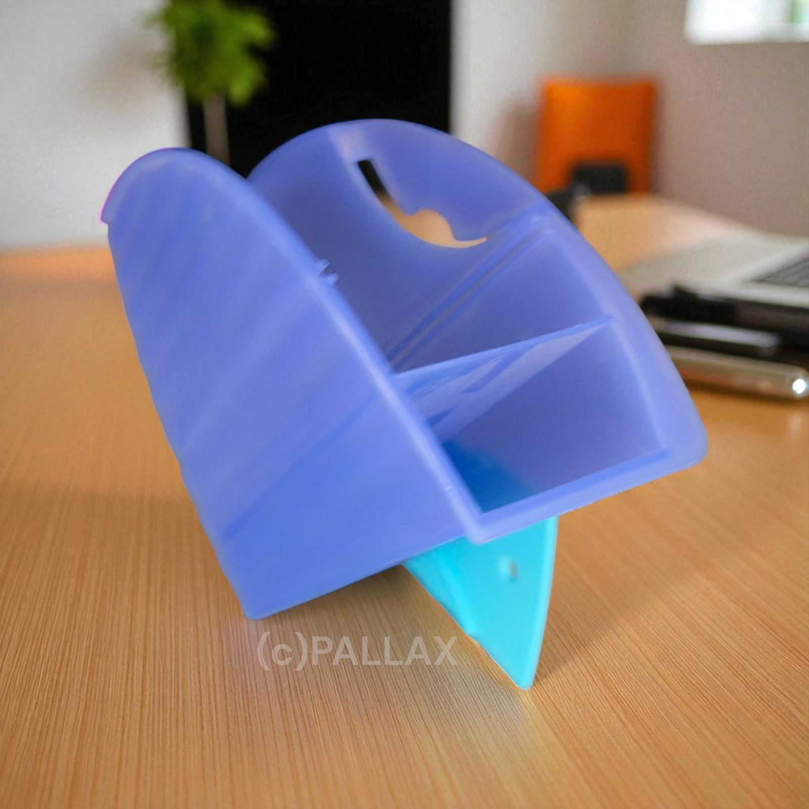 TUPPERWARE JUNGE WELLE KAFFEE-FILTER-SPENDER BLAU SONDERMODELL