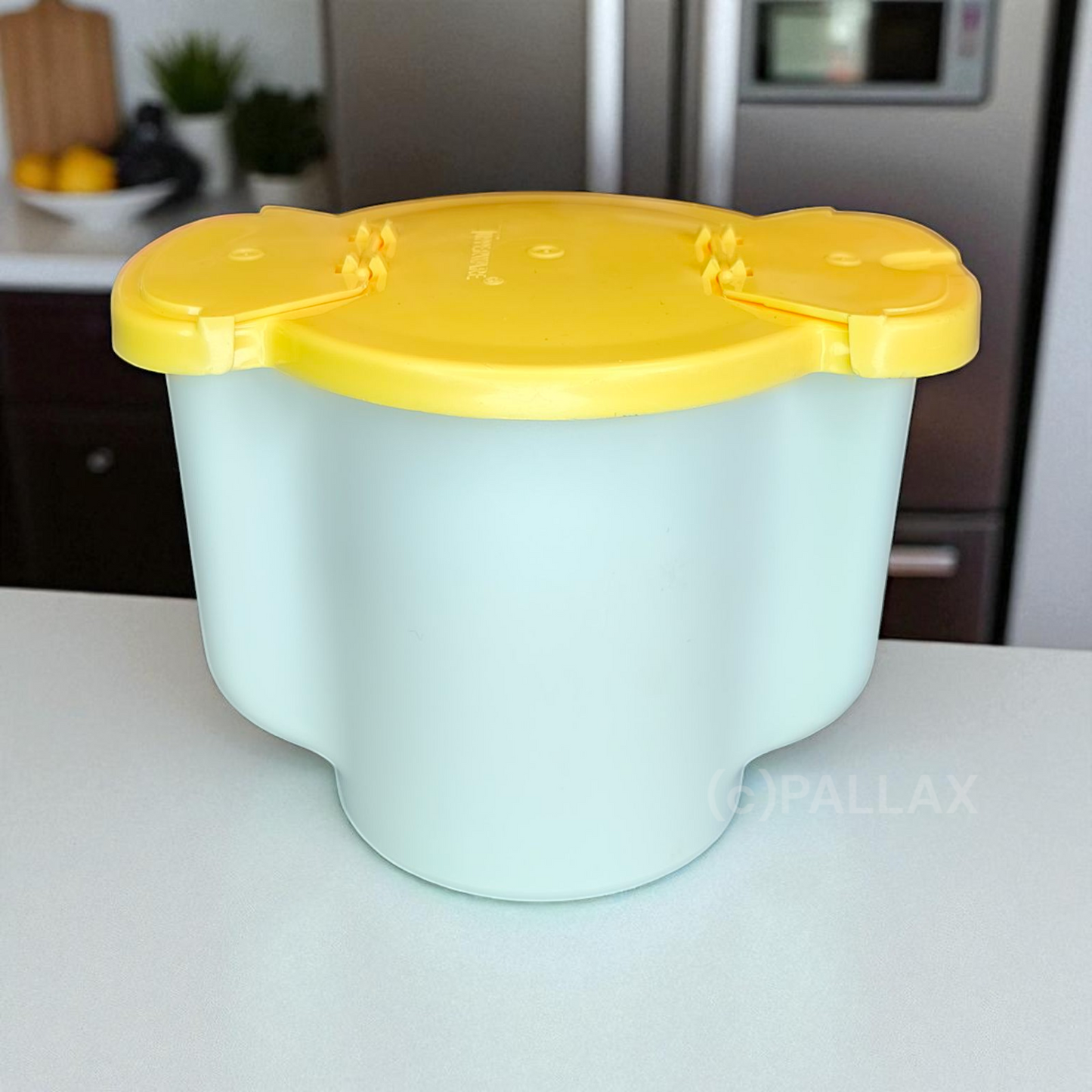 TUPPERWARE C20 ZUCKERDOSE 350 ML GELB WEISS VINTAGE