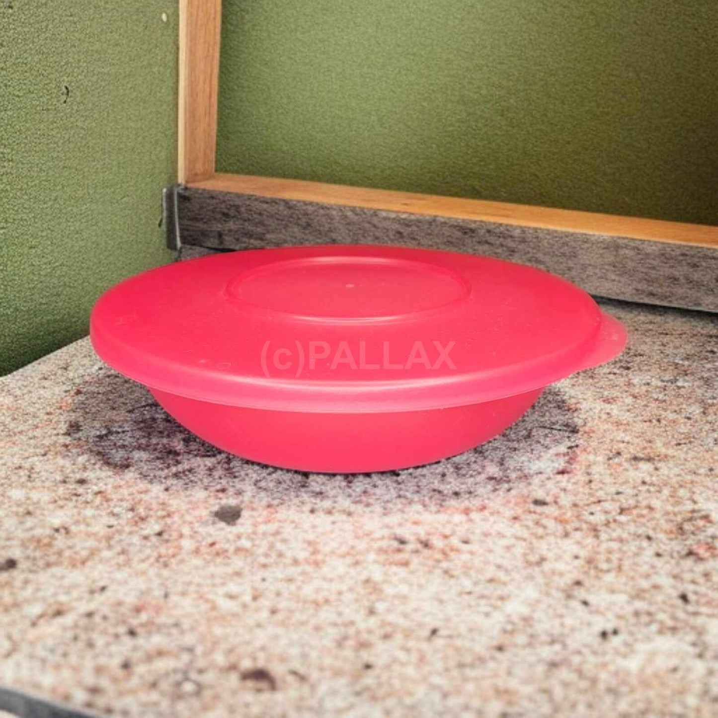 TUPPERWARE J06 JUNGE WELLE SERVIERSCHALE 400 ML ROT