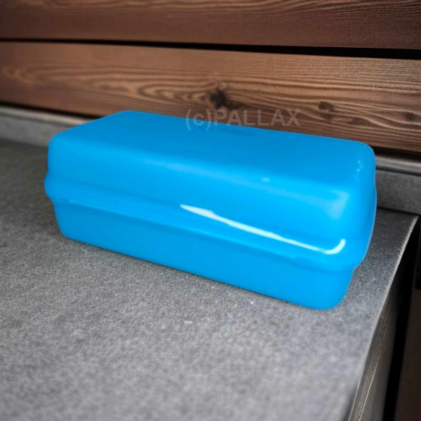 TUPPERWARE A127 GROSSE SANDWICH-BOX BLAU BROTDOSE VESPERBOX