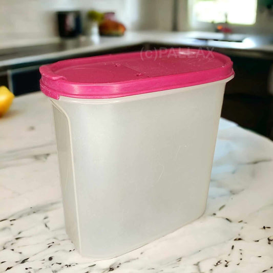 TUPPERWARE A63 EIDGENOSSE 1,7 L BROMBEER-ROT MIT SCHÜTTKLAPPE VORRATSDOSE