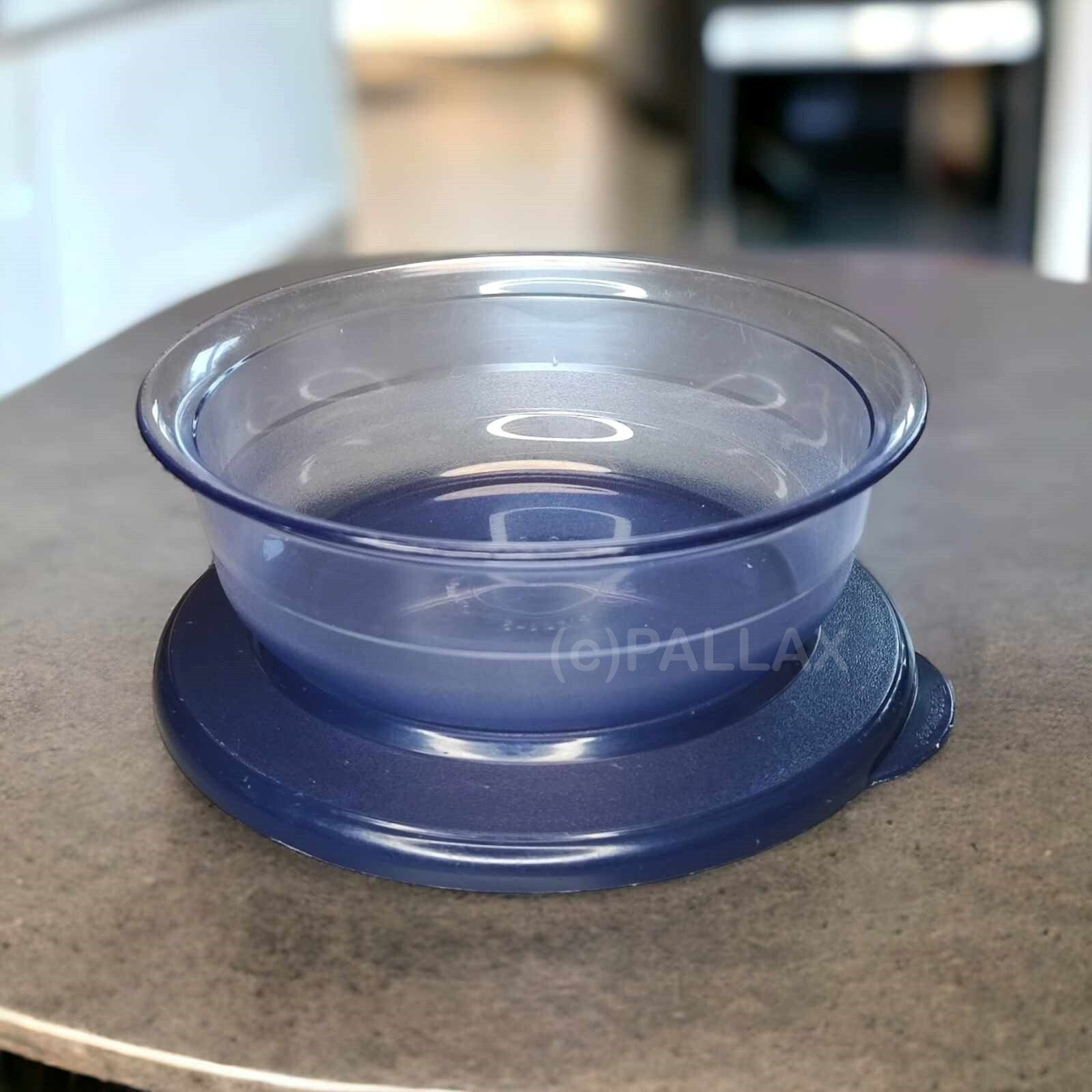 TUPPERWARE C34 KLEINE TAFELFEINE 275 ML INDIGO BLÄULICH TRANSPARENT