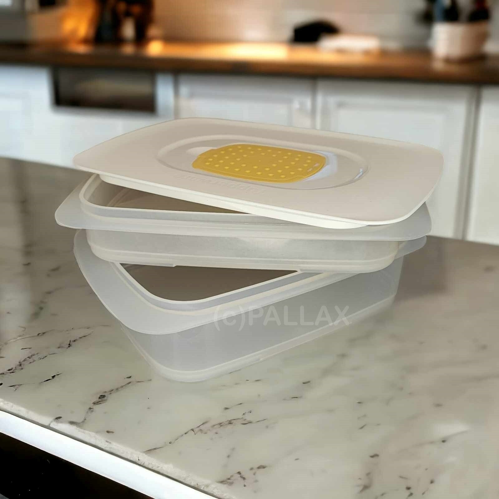 TUPPERWARE COOL`N FRESH 1,5 L + 700 ML + KLIMADECKEL VORRATSDOSEN KÜHLSCHRANK