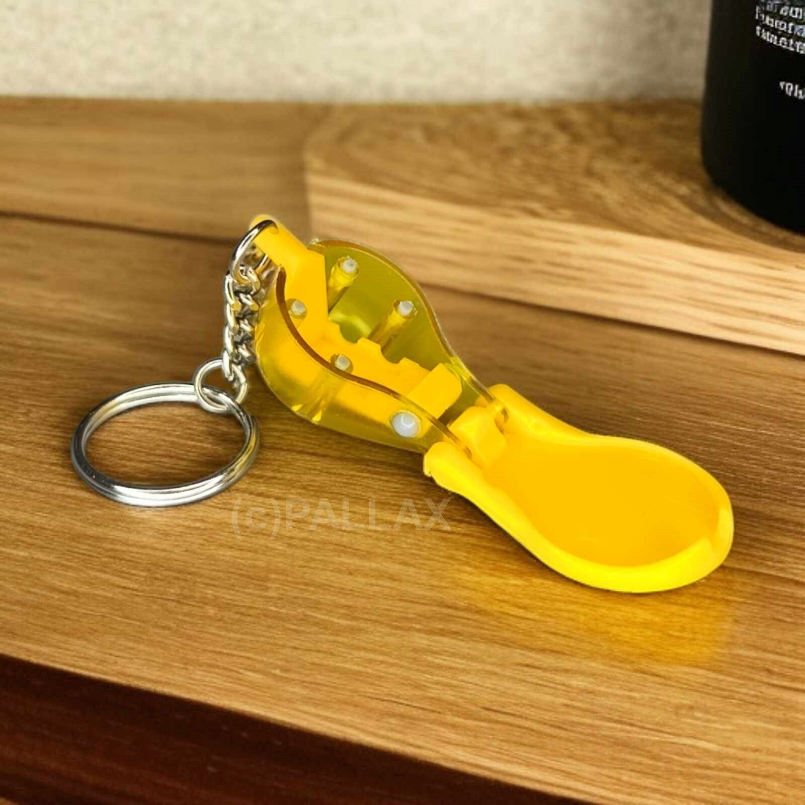 TUPPERWARE SCHLÜSSELANHÄNGER MESSER-MAUS ORANGE