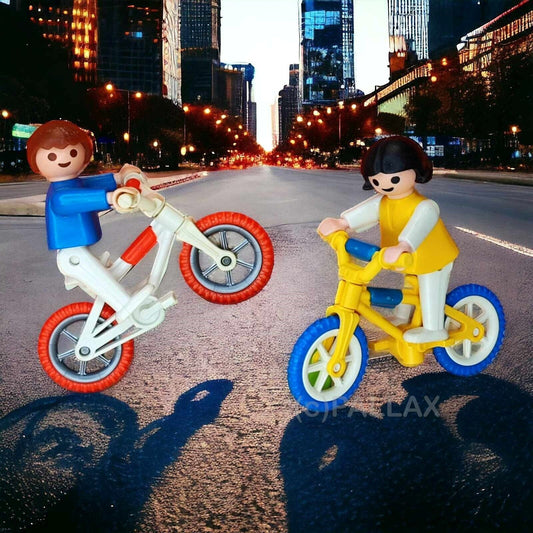 PLAYMOBIL 3300 BMX-RÄDER + KINDER / 1987