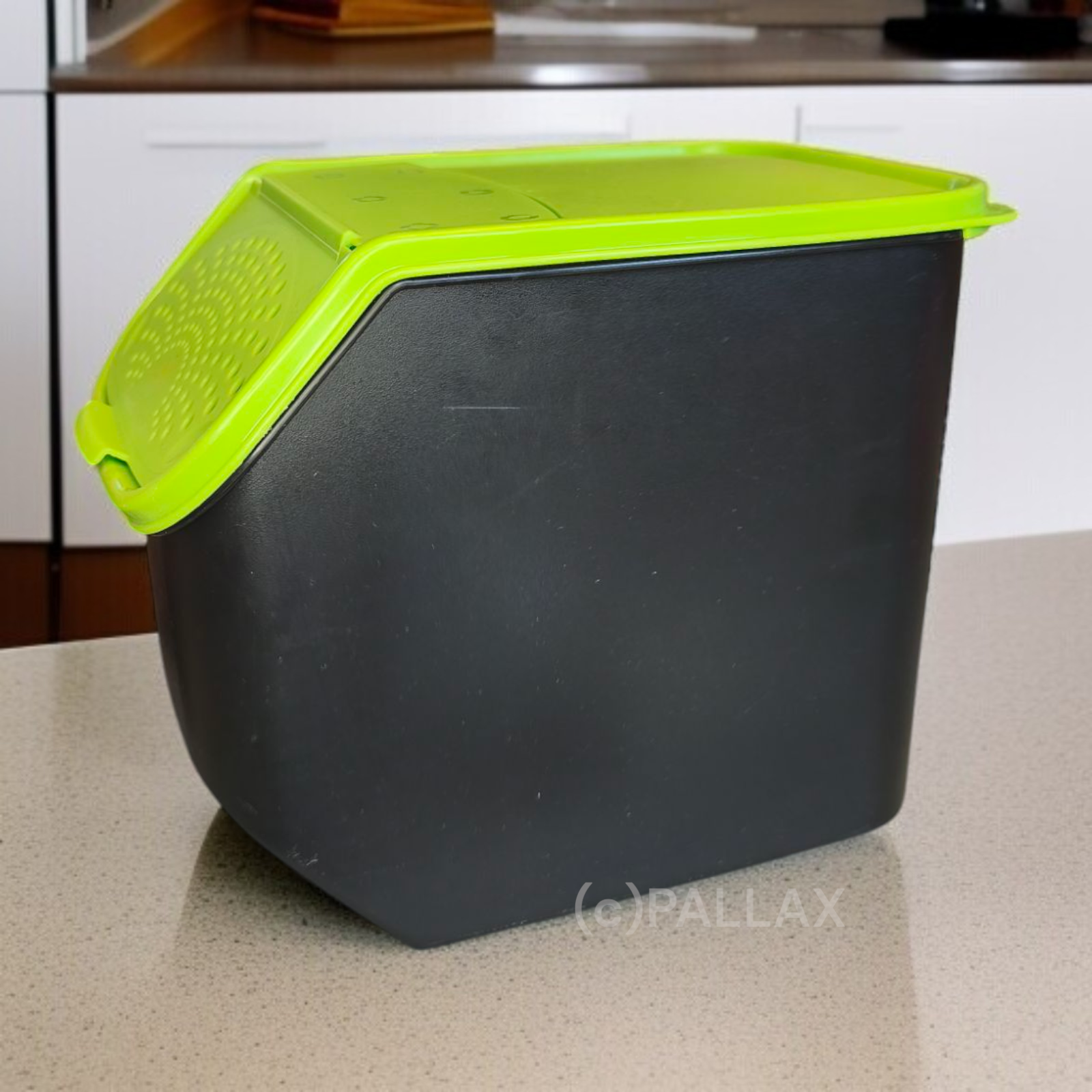 TUPPERWARE A169 KARTOFFEL-LAGER 8,3 L SCHWARZ GRÜN VORRATSBEHÄLTER