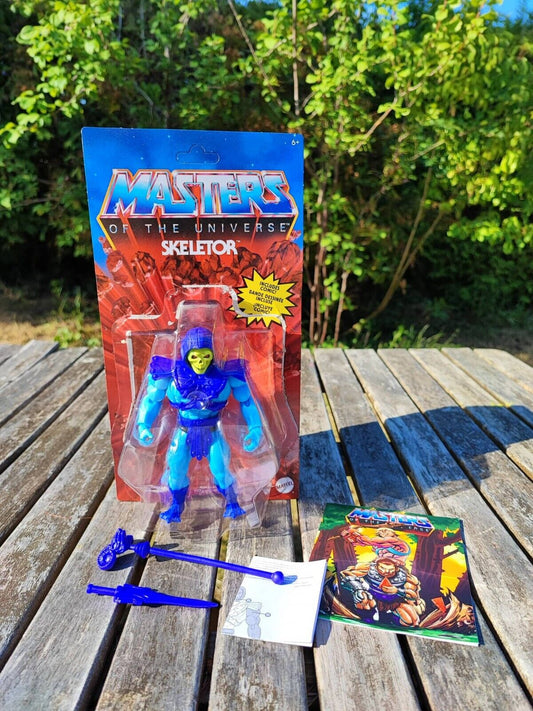 AUSPACKER - MASTERS OF THE UNIVERSE ORIGINS SKELETOR VINTAGE HEAD 