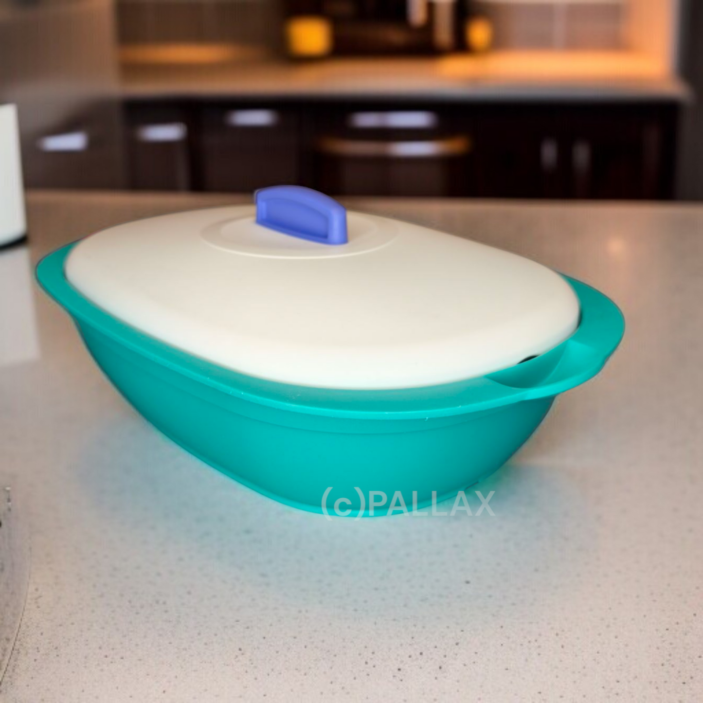 TUPPERWARE THERMO-TERRINE 1,7 L GRÜN WEISS SONDERMODELL