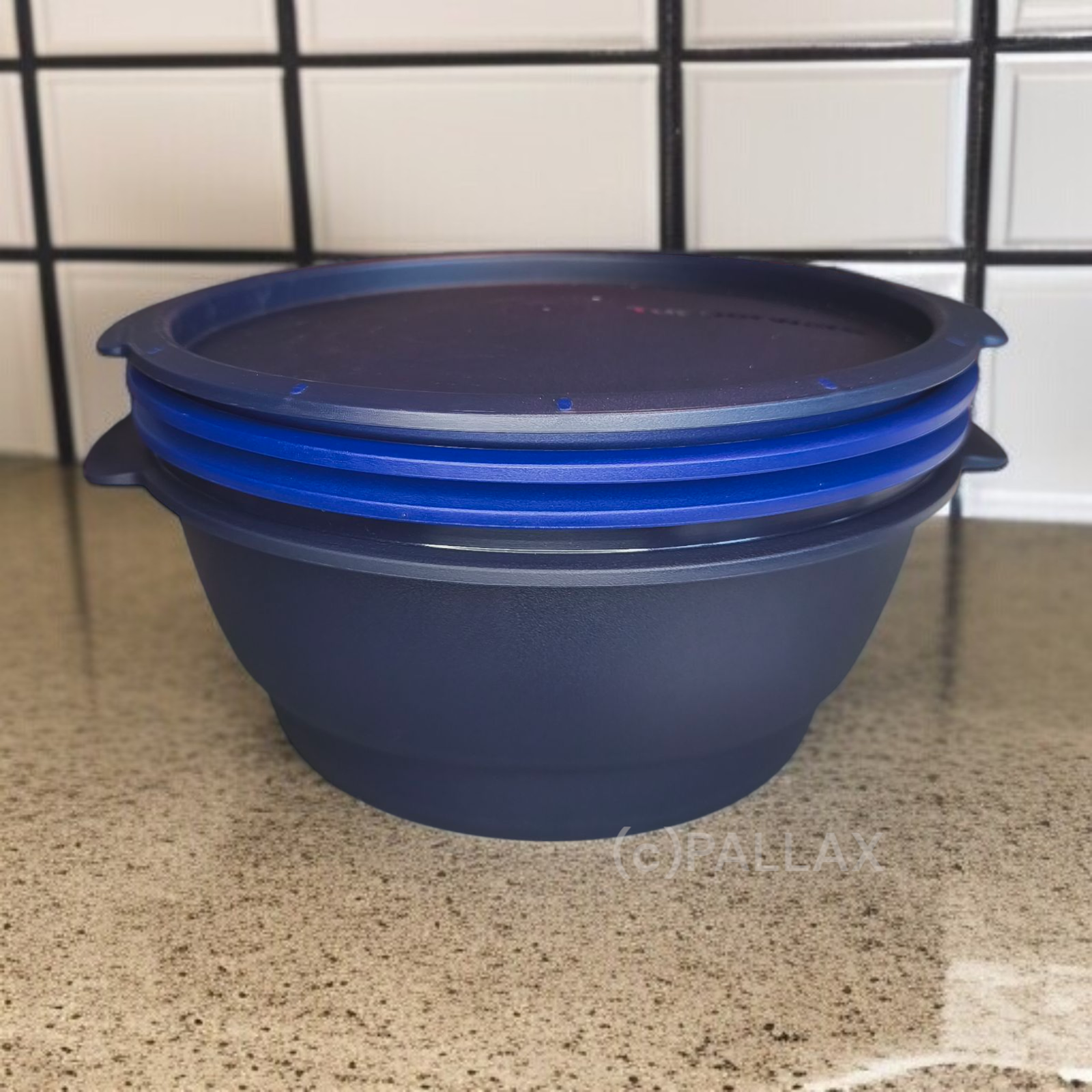 TUPPERWARE I105 MICRO-COMBI-GPURMET 3,0 L DUNKELBLAU MULTI-TALENT FÜR MIKROWELLE