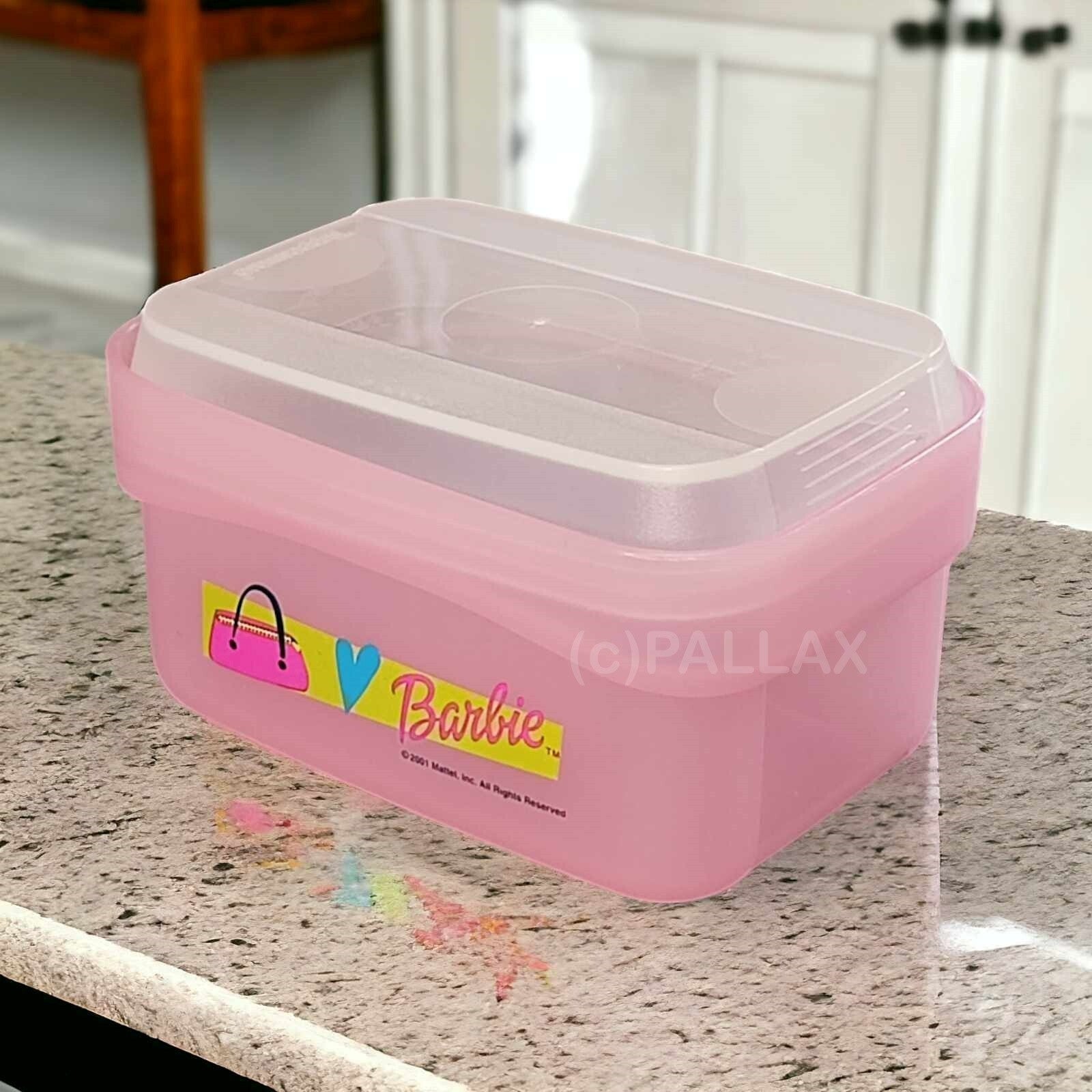 TUPPERWARE A37 SWING-BOX 175 ML BARBIE ROSA SONDERMODELL