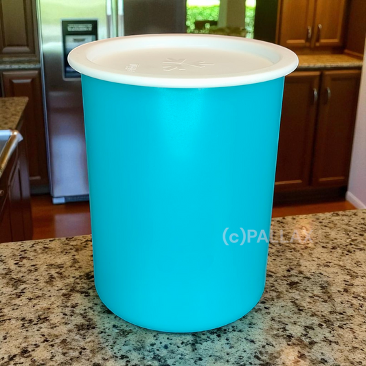 TUPPERWARE A25 BINGO 1,25 L TÜRKIS VORRATSDOSE