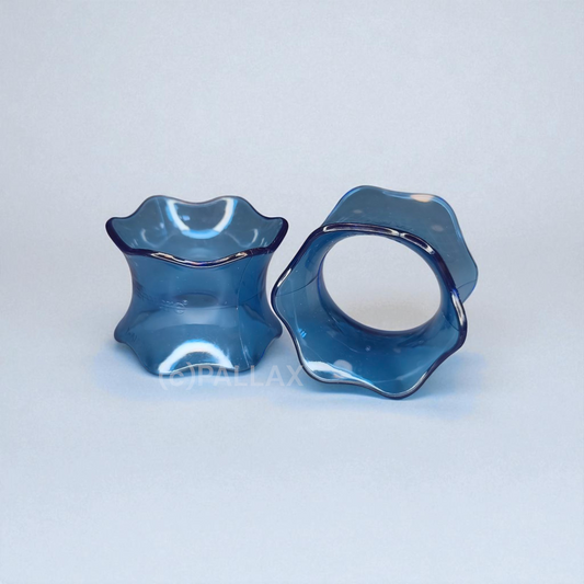 TUPPERWARE ELEGANZIA SERVIETTEN-RINGE BLAU SONDERMODELL