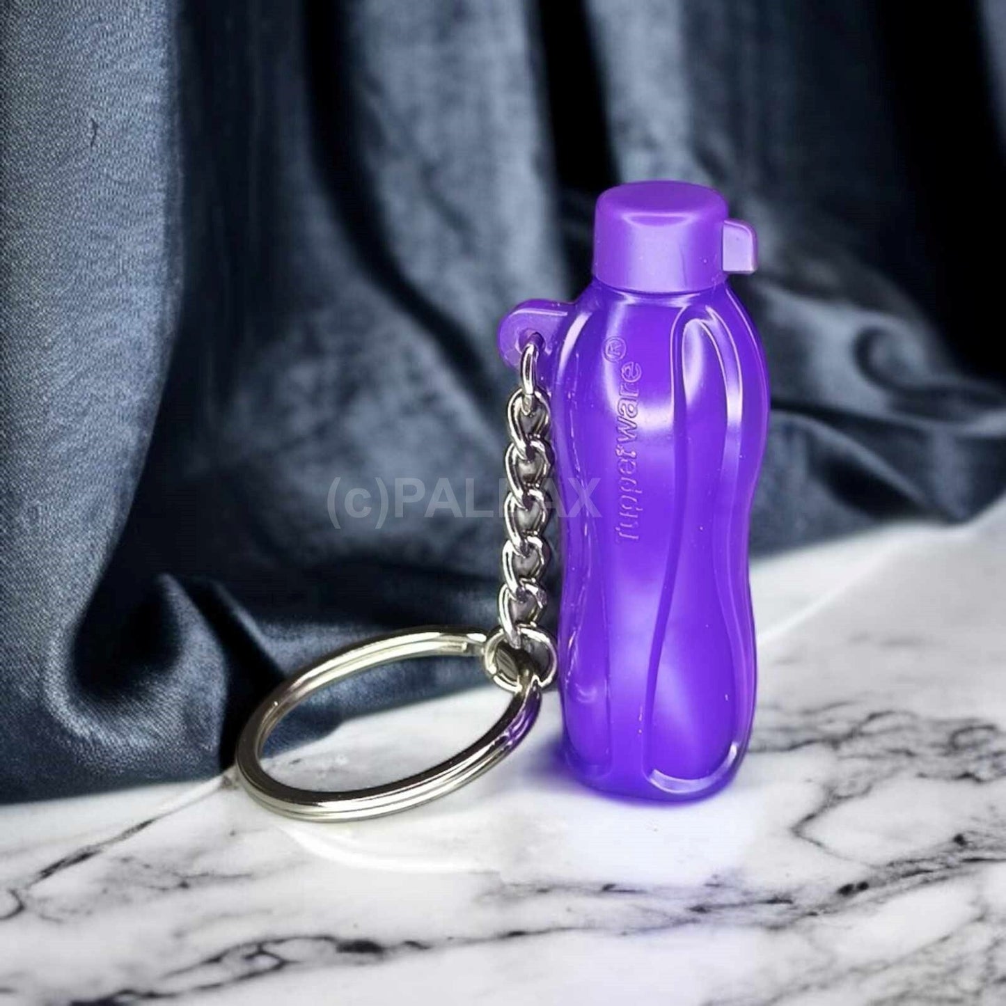 TUPPERWARE SCHLÜSSELANHÄNGER ECO EASY TRINKFLASCHE LILA