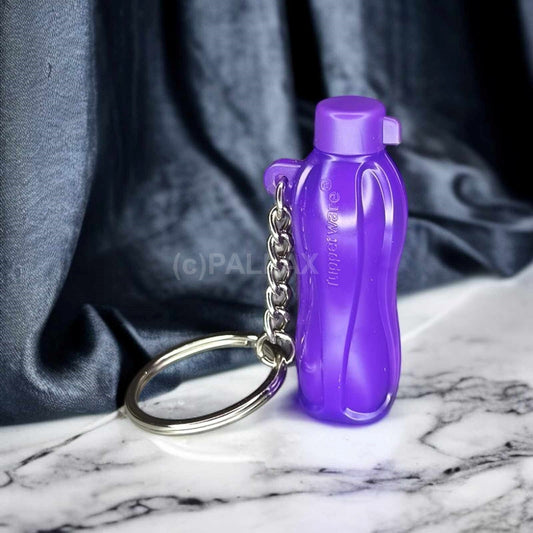 TUPPERWARE SCHLÜSSELANHÄNGER ECO EASY TRINKFLASCHE LILA