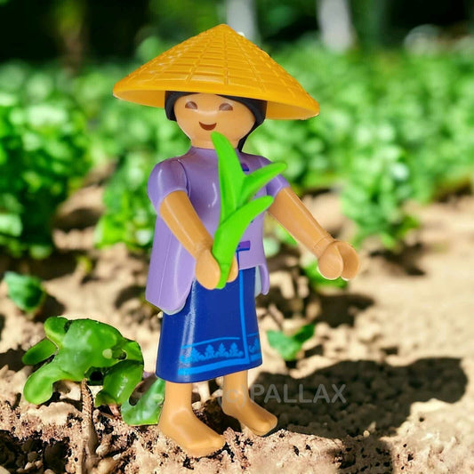 PLAYMOBIL 6841 FIGUREN SERIE 10 CHINESISCHE REISFARMERIN / 2016