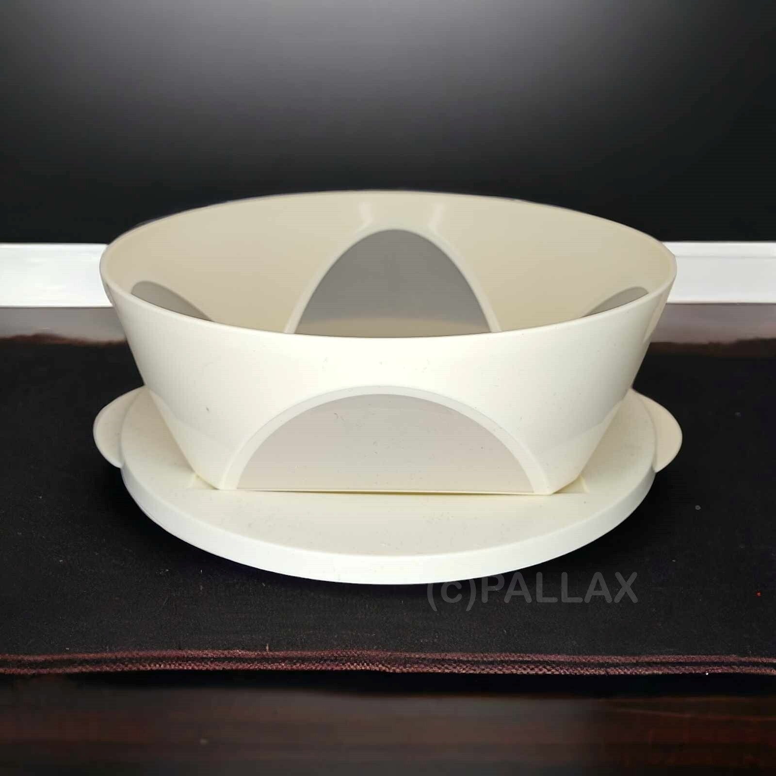 TUPPERWARE C142 MEDITERRANO SCHÜSSEL 2,5 L WEISS