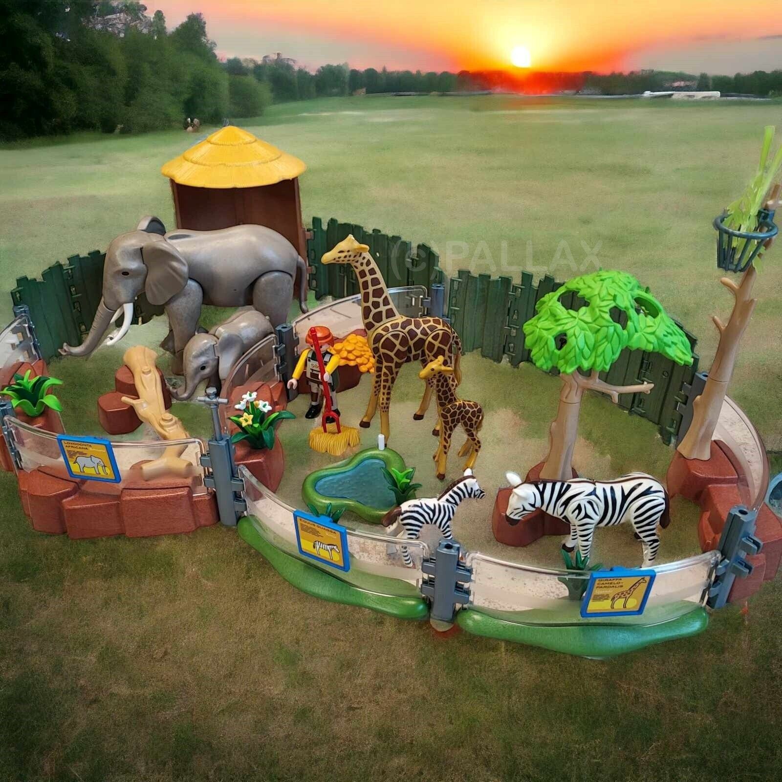 PLAYMOBIL 4850 GROSSER TIERPARK ZOO + BOX / 2010