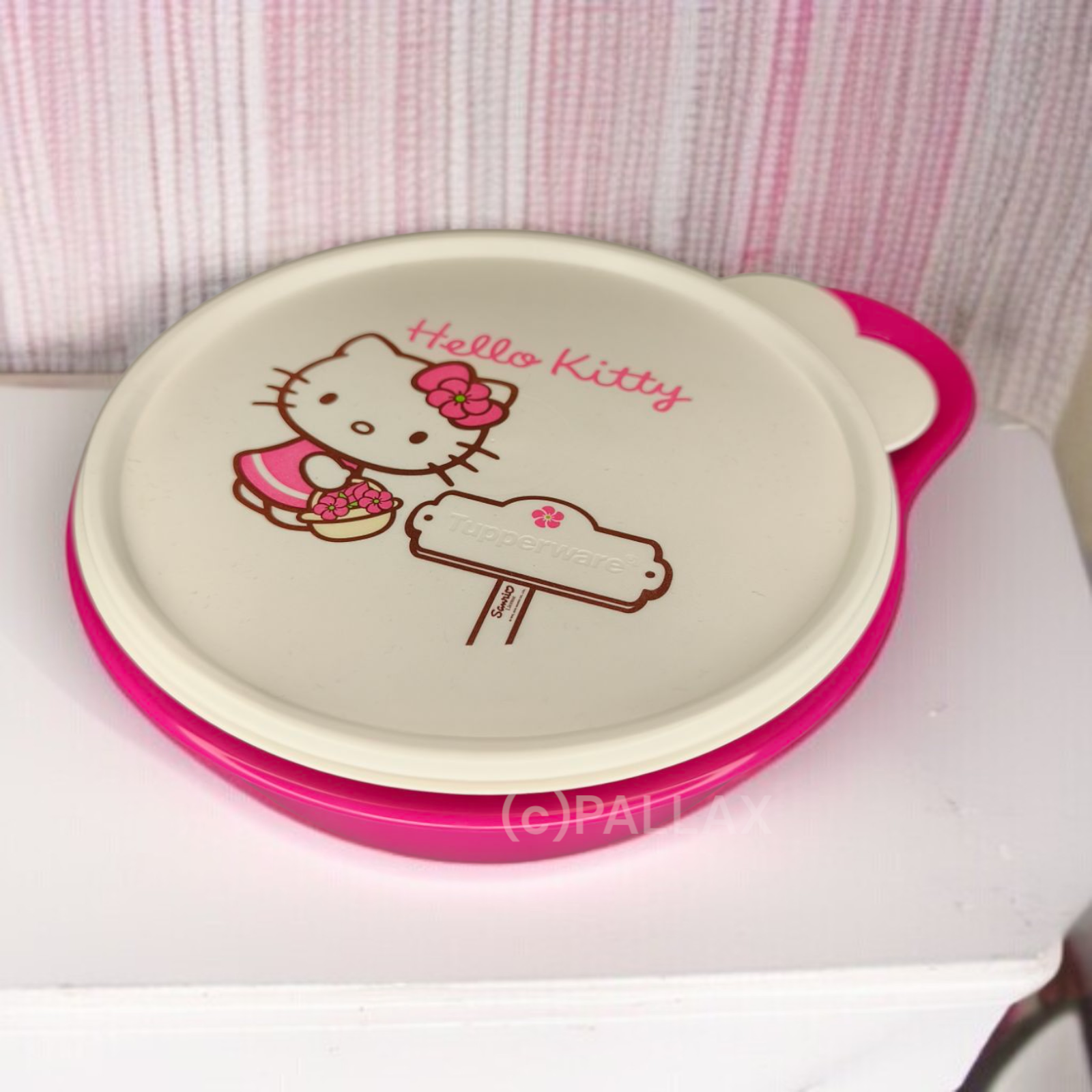 TUPPERWARE BACKSCHÜSSEL 1,4 L ROSA HELLO KITTY MOTIV SONDERMODELL