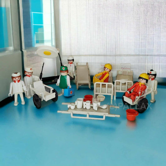 PLAYMOBIL 3404 KRANKENHAUS SUPER-SET KLICKY / 1976