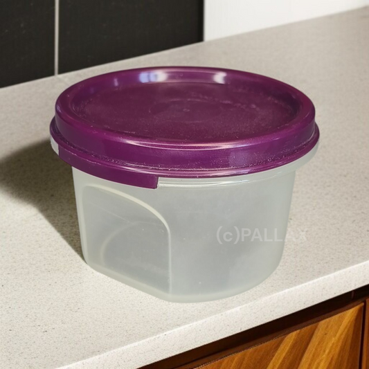 TUPPERWARE A76 EIDGENOSSE RUND 200 ML LILA VORRATSDOSE