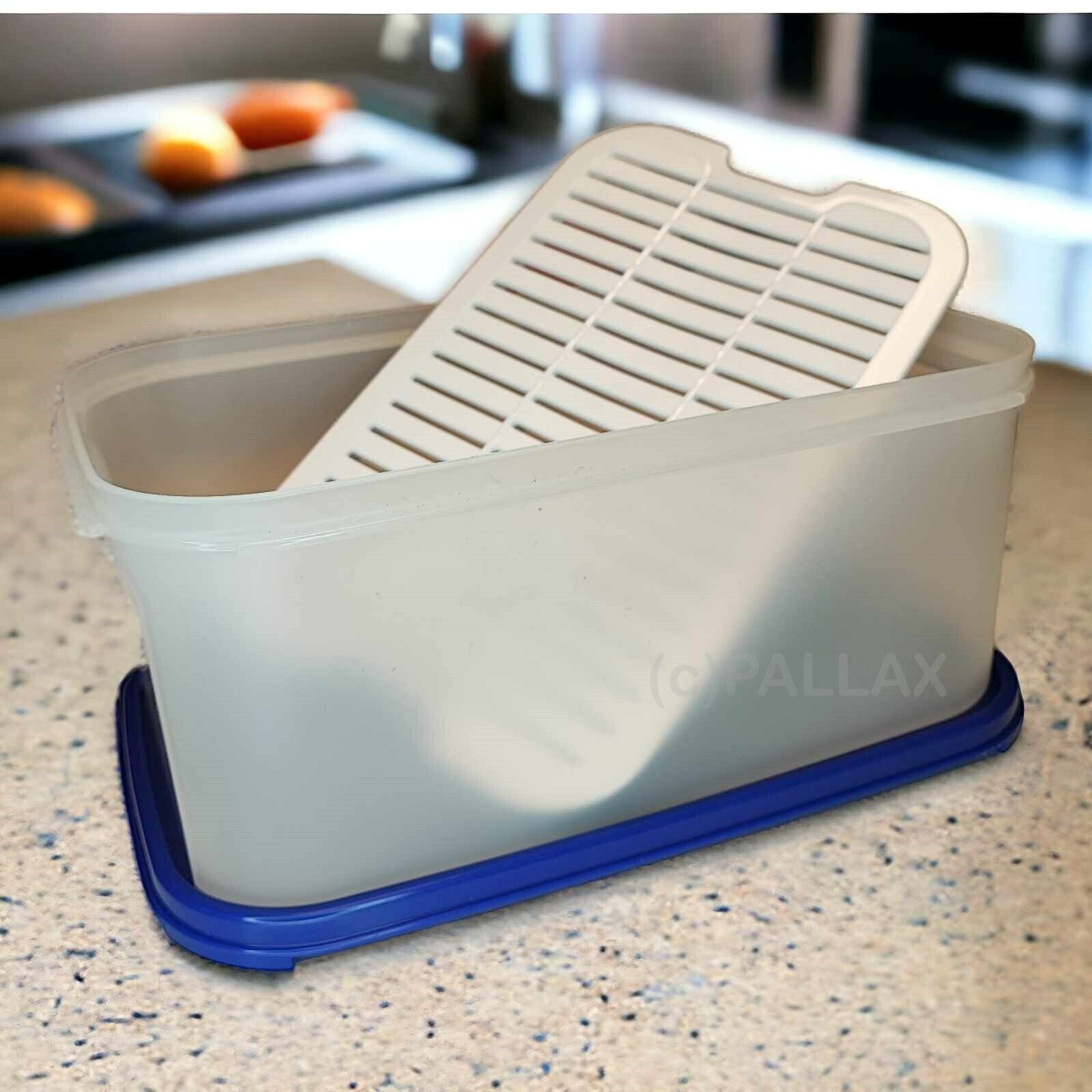 TUPPERWARE A85 KLEINER SUPER-STAR 4,3 L BLAU OBST SALAT GEMÜSE