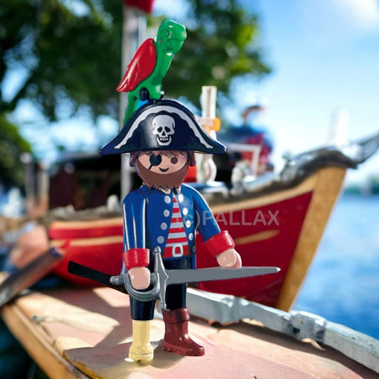 PLAYMOBIL 7668 PIRATEN-KAPITÄN PIRATENSCHIFF / 2003
