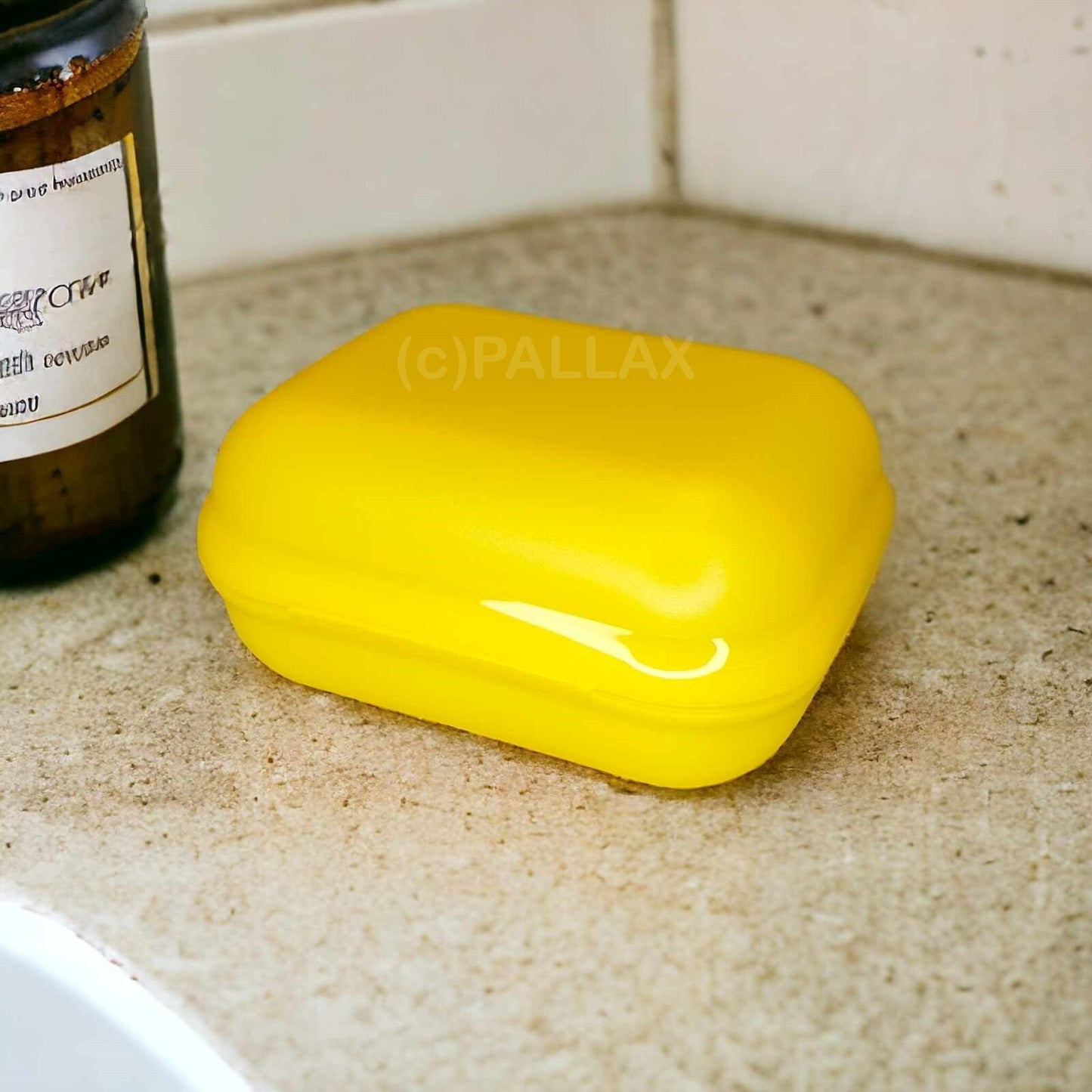 TUPPERWARE A26 GROSSER TWIN GELB BROTDOSE PAUSENBOX