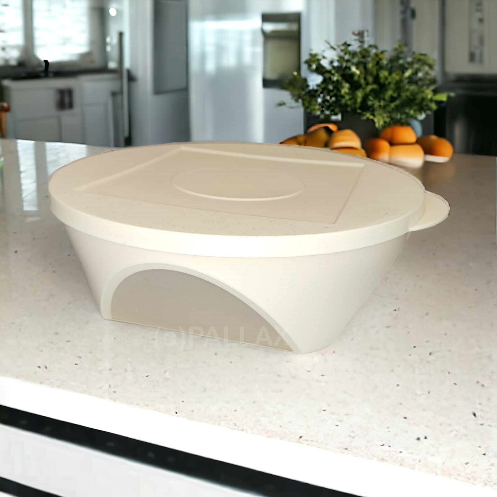 TUPPERWARE C142 MEDITERRANO SCHÜSSEL 2,5 L WEISS