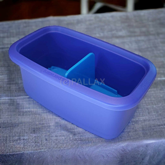 TUPPERWARE D121 KUNST-ECKE VIOLETT BLAU AUSSTECHEN ANRICHTEN VERZIEREN