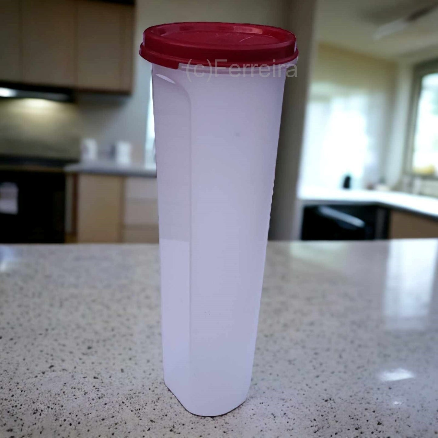 TUPPERWARE A79 CAMPANILE 1,1 L ROT VORRATSDOSE SPAGHETTI