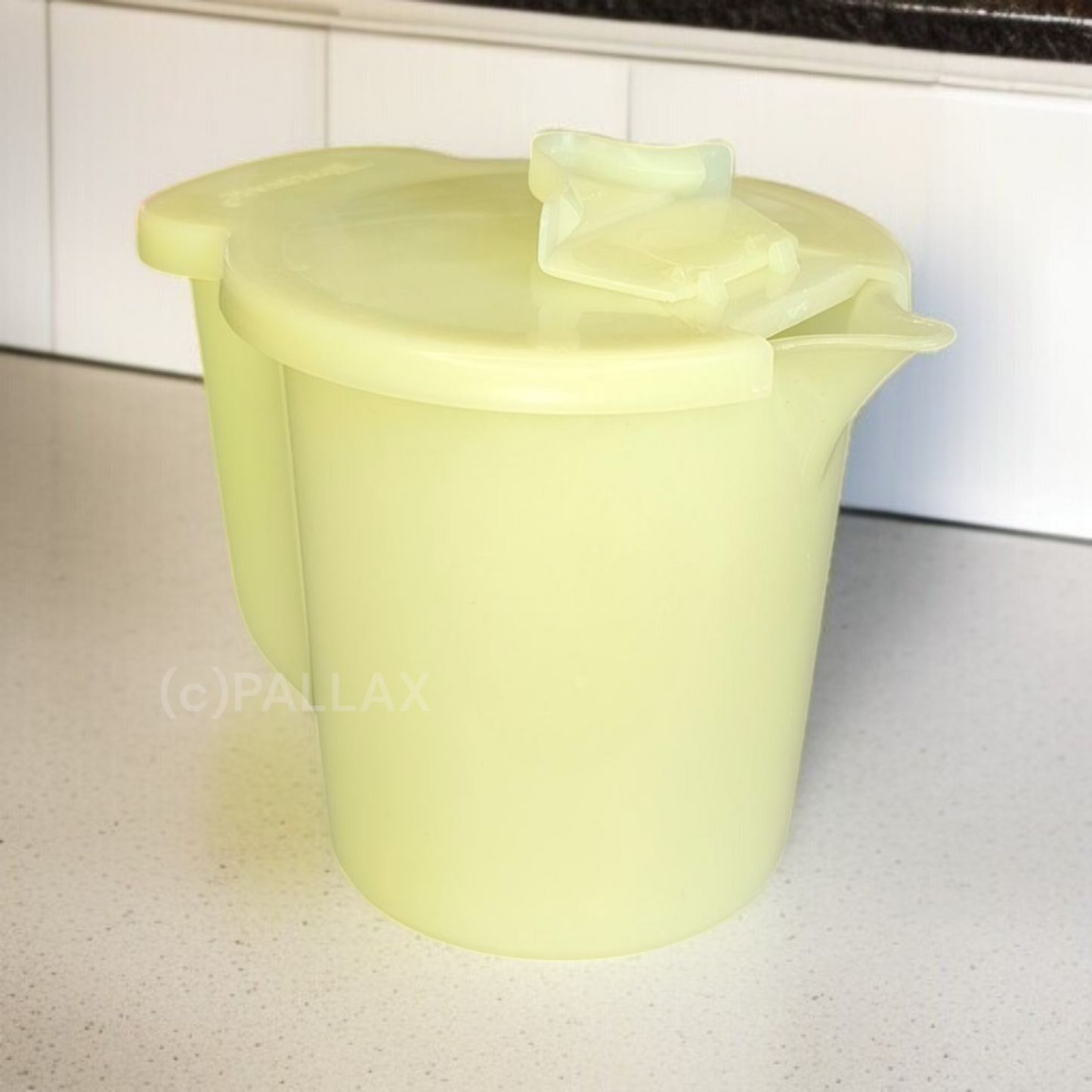 TUPPERWARE VINTAGE MILCHKÄNNCHEN 350 ML PASTELL-GELB