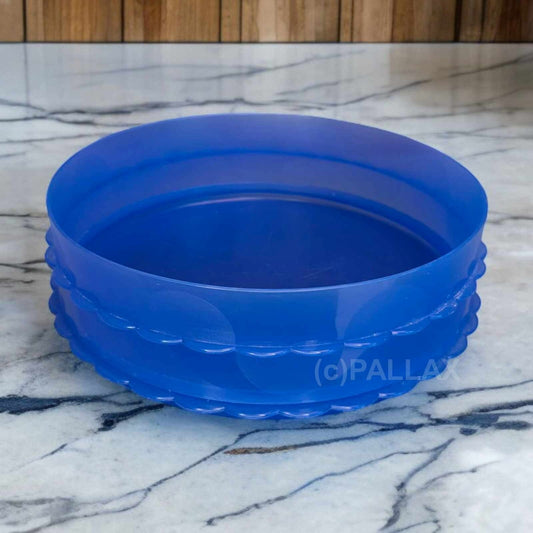 TUPPERWARE D110 HOCHSTAPLER BLAU TORTENSTAPLER FÜR TORTENBEHÄLTER