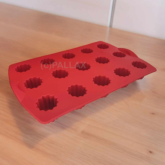 TUPPERWARE SILIKON MINI-CANNELÈ SILIKON-FORM ROT SONDERMODELL