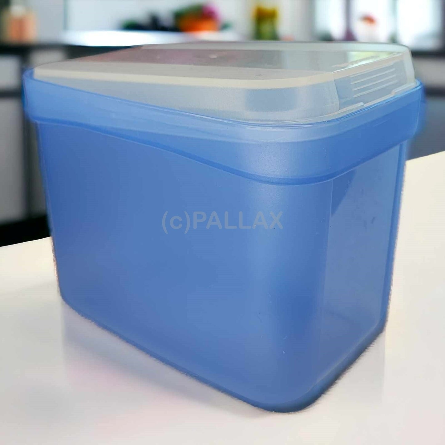 TUPPERWARE A41 SWING-BOX 1,0 L BLAU VORRATSDOSE